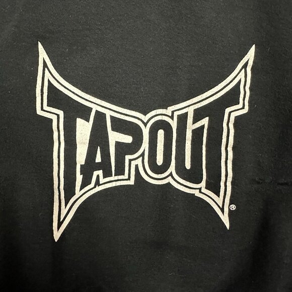 Tapout Fight Co Demon Y2K MMA Hoodie Mens Size S Black White READ - Picture 6 of 9